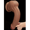 LoveToy SlidingSkin Gode Sliding Skin 20 x 5.3 cm Marron